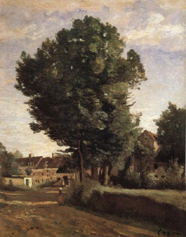 Corot Camille Entrance of Coubron Germany oil painting art